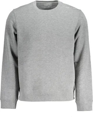 Produktbild von Herren Sweatshirt Grau - Sportliches Langarmshirt mit Logo-Druck