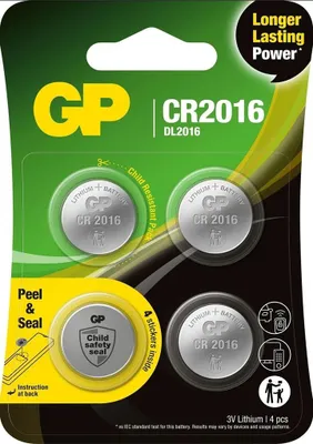 Image de CR2016 Pack de 4 GP
