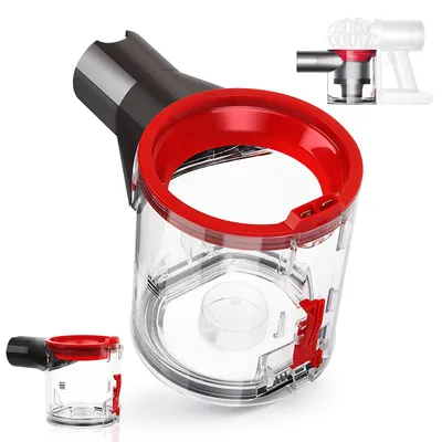 Staubbehälter für Dyson V7 V8 SV10 SV11, transparent