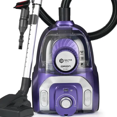 Produktbild von Balter Orion X3 Staubsauger, Bodenstaubsauger Beutellos, Saugkraft-Regulierung, mehrstufiger Filter, Zyklon, 800W, 3.5L Staubbehälter, Lila