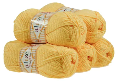 500g Alize Baby Best 250 gelb