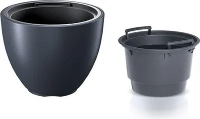 Obrázek produktu pro Prosperplast s.r.o. Květináč s vkladem HEOS antracitová 29,8 cm