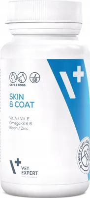 Produktbild von VetExpert Skin & Coat Nahrungsergänzungsmittel für Hunde und Katzen 30 Kapseln