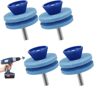 Produktbild von 4 Schleifsteine für Rasenmähermesser, Schleifsteine für Gartengeräte