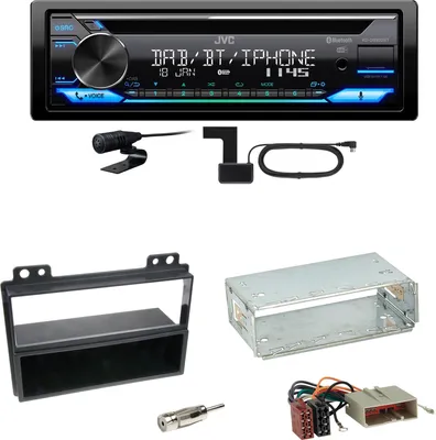Produktbild von JVC KD-DB922BT Bluetooth Digitalradio USB CD Einbauset für Ford Fiesta Fusion