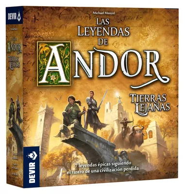 Produktbild von Devir Die Legenden von Andor: Fernländer, kooperatives Brettspiel für Abenteuer