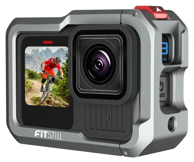 Image de Solidchoice - Boîtier de protection en aluminium pour GoPro Hero 13/12/11/10/9, avec protection pour l'objectif