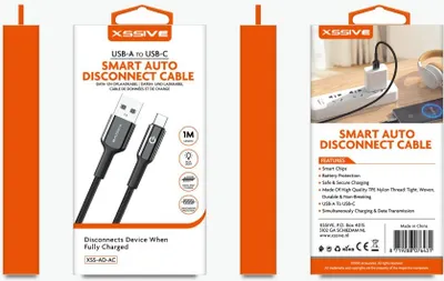 Image de Xssive Auto-Disconnect USB Typ-C Kabel 1m XSS-AD-AC