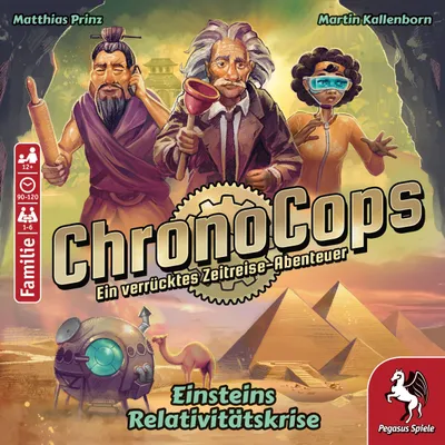 Produktbild von Pegasus ChronoCops - Einsteins Relativitätskrise, Brettspiel