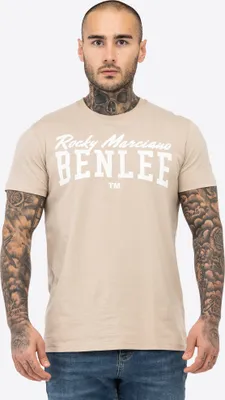 Obrázok produktu pre Pánske tričko regular fit LOGO Sand/White M BENLEE