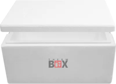 Produktbild von THERM-BOX Modularbox 31M Innen: 49x30x20cm Wand 4cm Volumen 31L Styroporbox Isolierbox Kühlbox Warmhaltebox Wiederverwendbar
