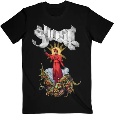 Image de Ghost - "Plague Bringer" T-shirt homme/femme unie RO369 (M) (Noir)
