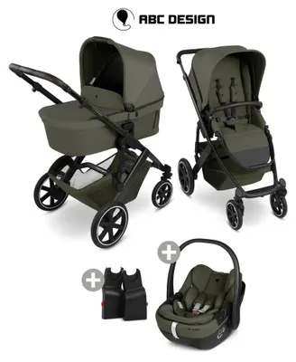 Produktbild von ABC Design Salsa Core 3in1, Betthimmel, Reisesystem-Kinderwagen, Unisex, Aufblasbare Räder, Faltbar