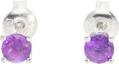 Produktbild von Ohrstecker Silber 925 Amethyst Lila JL10-06-3784 JuwelmaLux