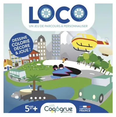 Image de Coq6grue Loco - Jeu de parcous à personnaliser