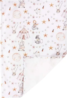 Produktbild von Wasserdichte Unterlage/Flanellwindel mit Wickelfolie - Candy Circus