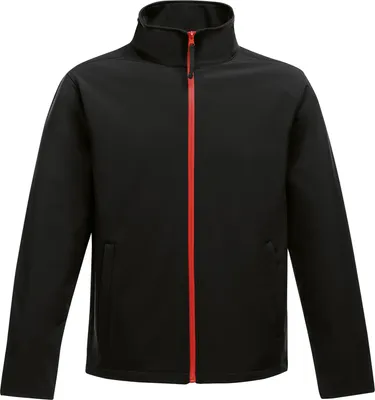Produktbild von Regatta Standout Herren Softshelljacke Ablaze bedruckbar RW6353 (M) (Schwarz/Rot)
