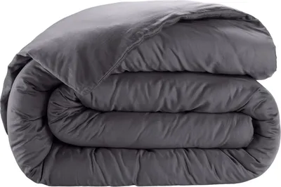 Image de Housse de couette en satin de coton Uni