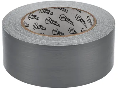 Immagine prodotto di Nastro adesivo in tessuto, nastro rinforzato 48 mm x 50 m, argento, nastro adesivo in tessuto
