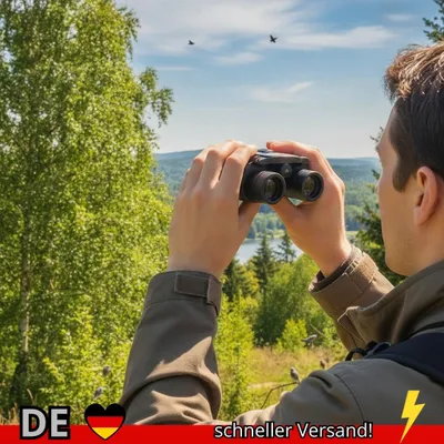 Produktbild von HOMEFISH 900x25 HD Zoom Tragbares Leistungsstarkes Fernglas Großes