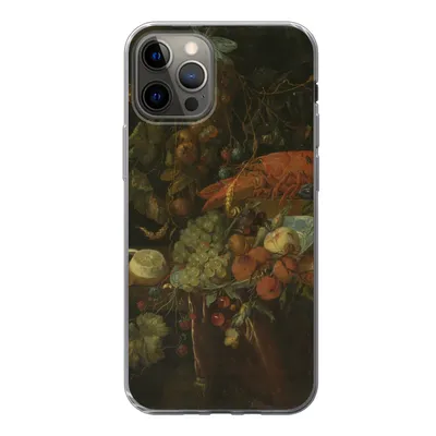 Produktbild von MuchoWow® Handyhülle Schutzhülle Hülle für iPhone 13 Pro Stilleben mit Obst und einem Hummer - Gemälde von Jan Davidsz. de Heem Silikon Softcase Handy Hülle - Handy-Tasche