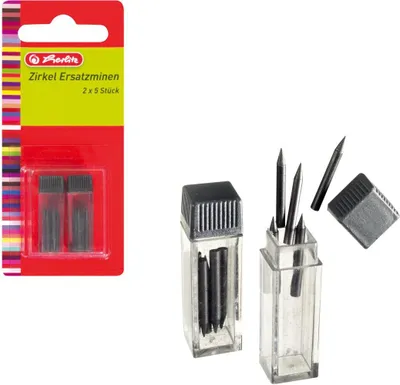 Produktbild von 10 Herlitz Ersatz-Zirkelminen