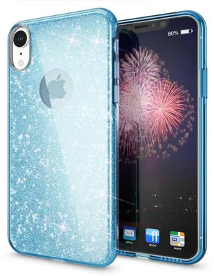 Obrázok produktu pre NALIA puzdro pre iPhone XR, obal na mobilný telefón trblietavý ultratenký silikónový zadný kryt tyrkysový