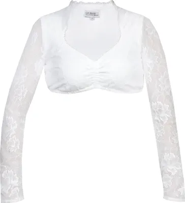 Produktbild von Marjo Dirndlbluse Inka-Elena off white Langarm Gr. 42