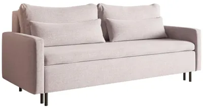 Produktbild von Selsey Umpro – 3-Sitzer Sofa mit Schlaffunktion und Bettkasten, Chenille, Hellbeige