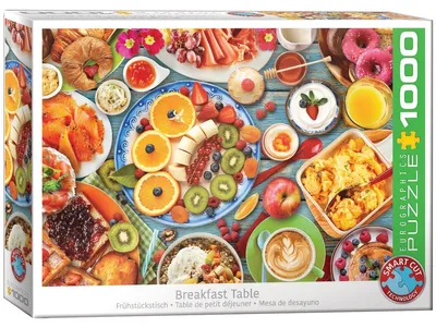 Immagine prodotto di Eurographics Puzzle Frühstückstisch, Brotzeit, 1000 Teile, 68 x 48 cm, 6000-5772