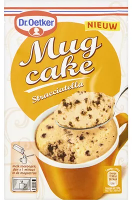 Produktbild von Dr. Oetker Mug Cake Stracciatella 60g – Schneller, leckerer Tassenkuchen
