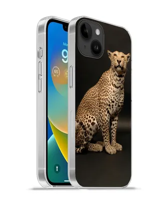 Produktbild von MuchoWow® Handyhülle Schutzhülle Hülle für Apple iPhone 14 Plus - Soft case Leopard - Tiere - Fleck Silikon Softcase Handy Hülle - Abbildung