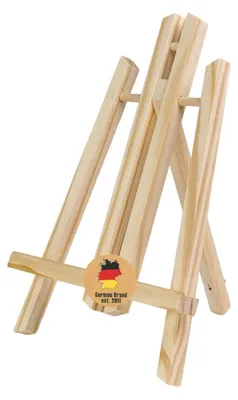 Tafelezel aus Buchenholz 20x28 cm – klappbare Staffelei für Kinder