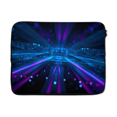 Produktbild von MuchoWow® Laptop Hülle 14 ZollAbstraktes Licht Laptoptasche - Laptoptasche - Stoßsicher - Schutzhaube
