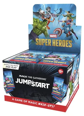 Produktbild von Magic the Gathering Marvel Super Heroes Jumpstart Booster Display (24) englisch