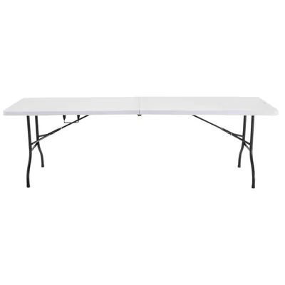 Produktbild von Rechteckiger Tisch von 244 cm für 10-12 Personen Weiß - Oviala REKKEM