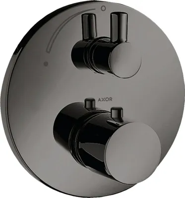 Produktbild von Thermostat AXOR UNO² UP m Abstellventil polished black chrome polished black chrome