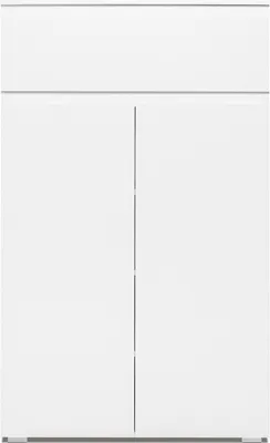 Produktbild von Highboard Image Blanc 3 weiß matt 2-trg 1SK 80x131 B/H/T ca. 80/131/40 cm 3 EB