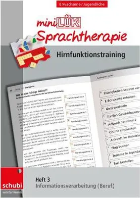 Obrázek produktu pro miniLÜK-Sprachtherapie Heft 3  - Hirnfunktionstraining