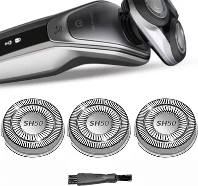 Obrázek produktu pro Náhradní břity SH50 kompatibilní s řadou Philips 5000 - holicí nástavce 3 kusy