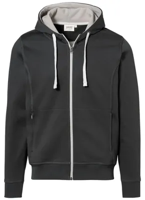 Produktbild von HAKRO Hakro Herren Kapuzen-Jacke Bonded #455 Gr. XL anthrazit