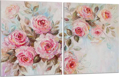 Obrázok produktu pre Krycie dosky na sporák 2x40x52 sklokeramická varná doska 2-dielny sklenený splashback roses
