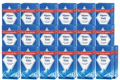Produktbild von Bad Reichenhaller Alpen Salz Speisesalz 24 x 500g