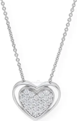 Produktbild von Herzanhänger Silber 925 Zirkonia JL10-02-1241 JuwelmaLux