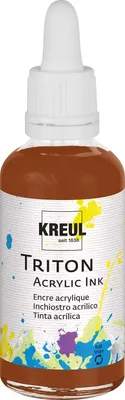 Obrázok produktu pre Akrylový atrament Triton 40 ml - KREUL - tmavá Oxide hnedá