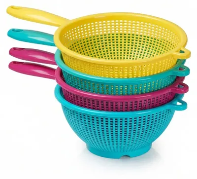 Immagine prodotto di Set 4 Scolapasta con Manico Hemax | Colino e Passino 24 cm.Colore:Assortito 1