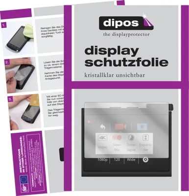 Produktbild von 6x Schutzfolie für Garmin Virb Ultra 30 klar Displayschutzfolie Folie Display Schutz dipos