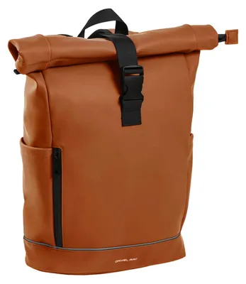 Produktbild von Daniel Ray Rolltop-Rucksack Laptoprucksack Highlands mit gepolstertem Rücken - PolyurethanRollrucksack Fahrradrucksack mit Laptopfach in Dark Orange