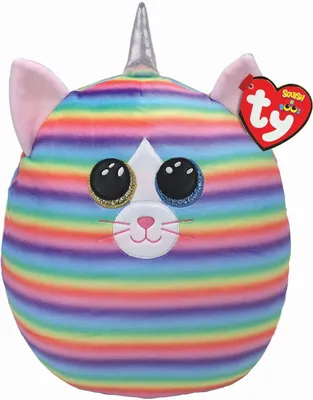 Obrázek produktu pro ty 39189 Plyšový figurkový polštář Squsih-A-Boos - kočka Heather, 35 cm