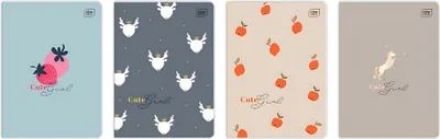 Immagine prodotto di Quaderno Interdruk A5 16 righe colorate 3 fogli 70g/m² ragazze